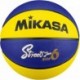 Piłka do koszykówki Mikasa BB602B-YBLBK niebiesko-żółta z chropowatą gumową powierzchnią