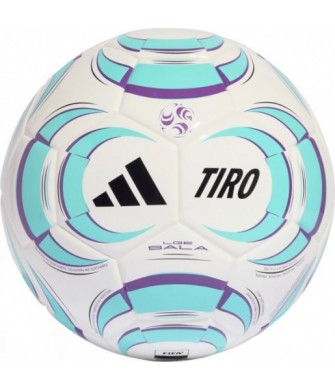 Piłka Nożna Halowa Adidas Tiro League Sala Rozmiar 4 JW1526 Biało-Turkusowa