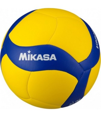 Piłka siatkowa Mikasa V360W-L lekka żółto-niebieska, szyta z syntetycznej skóry