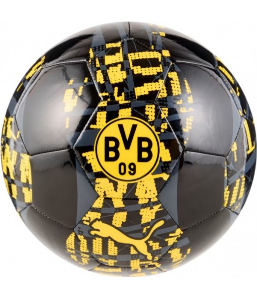 Piłka nożna Puma BVB Prematch 084551 02 czarno-żółta z herbem Borussia Dortmund