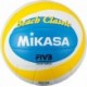 Piłka siatkowa plażowa Mikasa Beach Classic BV543C-VXB-YSB biało-żółto-niebieska, szyta