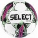 Biało-różowa piłka halowa Select Futsal Attack V22 17622 r. 4 z czarnymi detalami i logo Select