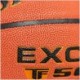 Pomarańczowa piłka do koszykówki Spalding Excel TF-500 76798Z r. 6 z czarnymi kanałami i logo Spalding