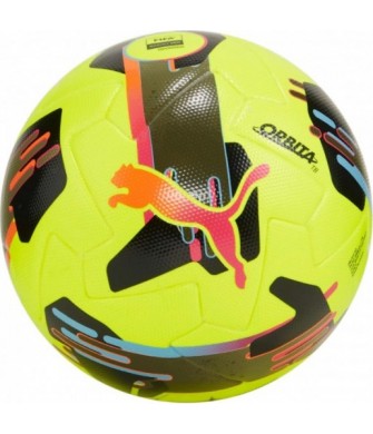 Piłka nożna Puma Orbita 1 TB 084322 03 żółto-czarna FIFA Quality Pro