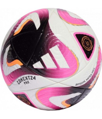 Piłka nożna Adidas Conext 24 Pro IP1616 biało-czarno-różowa FIFA Quality Pro
