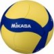 Piłka siatkowa Mikasa VS123W L r.5 żółto-niebieska, lekka 230–250 g z miękką powierzchnią EVA