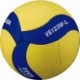 Piłka siatkowa Mikasa VS123W L r.5 żółto-niebieska, lekka 230–250 g z miękką powierzchnią EVA