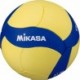 Piłka siatkowa Mikasa VS123W SL r.5 żółto-niebieska, lekka 200–220 g z miękką powierzchnią EVA dla dzieci
