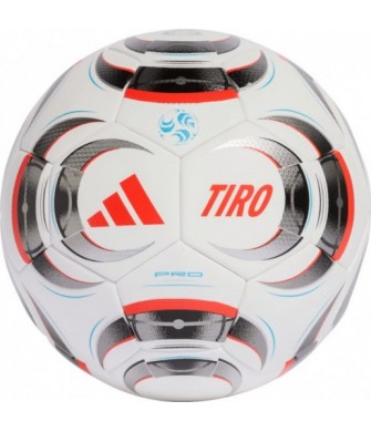 Piłka nożna Adidas Tiro Pro JW1533 r.5 biało-czarno-czerwona, termozgrzewana, FIFA Quality Pro