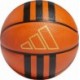Piłka do koszykówki Adidas 3-Stripes Rubber Mini HM4971 r.3 pomarańczowo-czarna, gumowa, do hali i na zewnątrz