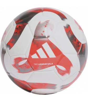 Piłka halowa Adidas Tiro League Sala HT2425 r.4 biało-pomarańczowo-szara, bezszwowa, do futsalu