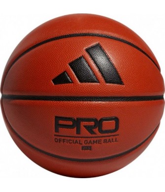 Piłka do koszykówki Adidas Pro 3.0 HM4976 r.7 brązowo-czarna, ze skóry kompozytowej, do gry na hali
