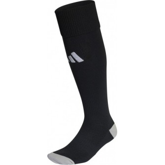 Getry piłkarskie Adidas Milano 23 HT6538 czarne z białym logo, technologia AEROREADY