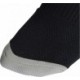 Getry piłkarskie Adidas Milano 23 HT6538 czarne z białym logo, technologia AEROREADY
