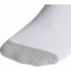 Getry piłkarskie Adidas Milano 23 IB7813 białe z czarnym logo, technologia AEROREADY