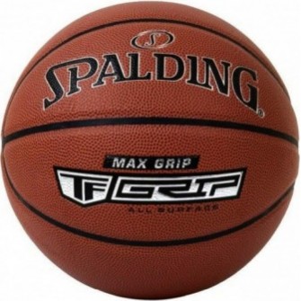 Piłka do koszykówki Spalding Max Grip 76873Z brązowa ze skórą kompozytową i pogłębionymi kanalikami