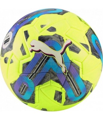 Piłka Puma Orbita 1 TB 083774 02 r.5 żółto-niebiesko-czarna, 12-panelowa, FIFA Quality Pro