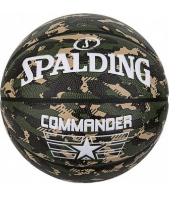Piłka do koszykówki Spalding Commander 84588Z zielono-czarna rozmiar 7
