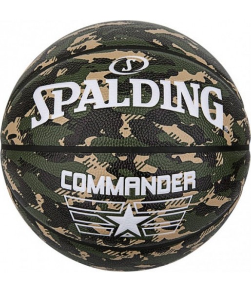 Piłka do koszykówki Spalding Commander 84588Z zielono-czarna rozmiar 7