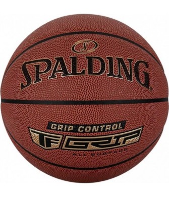 Piłka do koszykówki Spalding Grip Control 76875Z brązowa ze skórą kompozytową premium