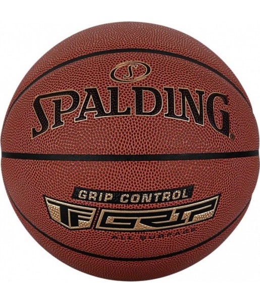 Piłka do koszykówki Spalding Grip Control 76875Z brązowa ze skórą kompozytową premium