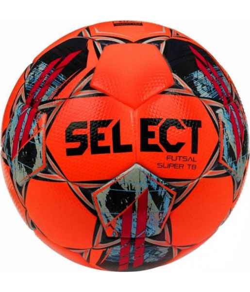 Piłka nożna halowa Select Futsal Super TB V22 pomarańczowo-czarna rozmiar 4