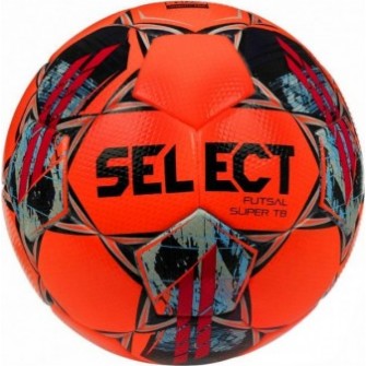 Piłka nożna halowa Select Futsal Super TB V22 pomarańczowo-czarna rozmiar 4