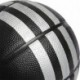 Piłka do koszykówki Adidas 3-Stripes Rubber Mini HM4972 r.3 czarno-srebrna, gumowa, do hali i na zewnątrz