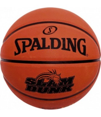 Piłka do koszykówki Spalding Slam Dunk 84328Z pomarańczowa, gumowa do gry outdoor