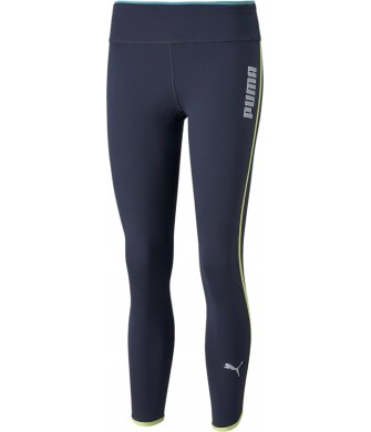 Legginsy damskie Puma Modern Sports High Waist 7/8 847108 43 granatowe z wysokim stanem