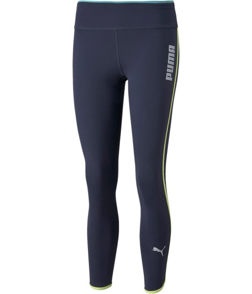 Legginsy damskie Puma Modern Sports High Waist 7/8 847108 43 granatowe z wysokim stanem