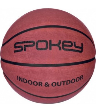 Piłka koszykowa Spokey Braziro II 921075 brązowa, ze spienionej gumy indoor i outdoor