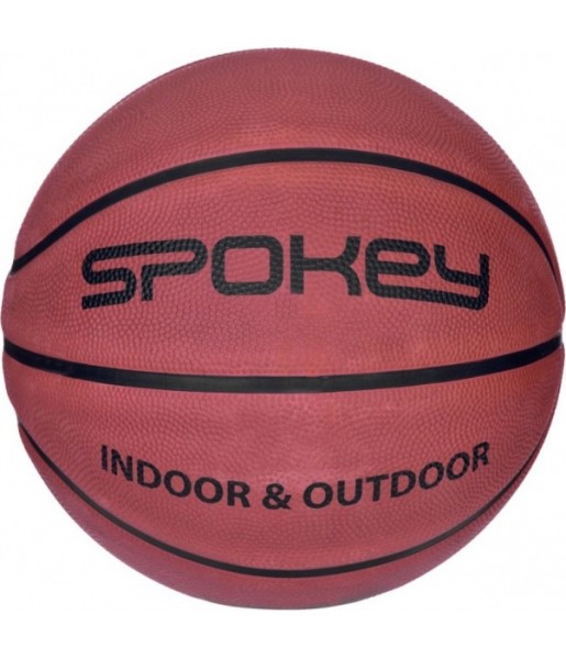 Piłka koszykowa Spokey Braziro II 921075 brązowa, ze spienionej gumy indoor i outdoor