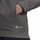 Bluza rozpinana damska Adidas Entrada 22 Track Jacket H57527 szara z pełnym zamkiem i technologią AEROREADY