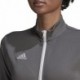 Bluza rozpinana damska Adidas Entrada 22 Track Jacket H57527 szara z pełnym zamkiem i technologią AEROREADY