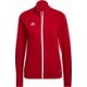 Bluza rozpinana damska Adidas Entrada 22 Track Jacket H57562 czerwona z pełnym zamkiem i technologią AEROREADY