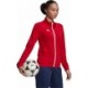 Bluza rozpinana damska Adidas Entrada 22 Track Jacket H57562 czerwona z pełnym zamkiem i technologią AEROREADY