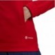 Bluza rozpinana damska Adidas Entrada 22 Track Jacket H57562 czerwona z pełnym zamkiem i technologią AEROREADY