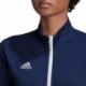 Bluza rozpinana damska Adidas Entrada 22 Track Jacket H57528 granatowa z pełnym zamkiem i technologią AEROREADY