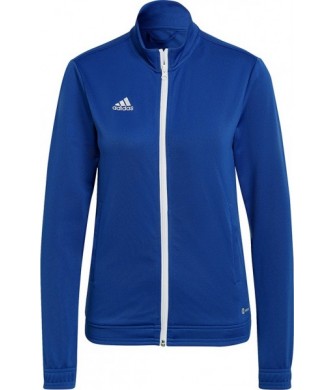 Bluza rozpinana damska Adidas Entrada 22 Track Jacket HG6293 niebieska z pełnym zamkiem i technologią AEROREADY