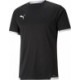 Koszulka sportowa Puma teamLIGA Jersey 704917 03 czarna z technologią dryCELL i wstawkami z siateczki do piłki nożnej