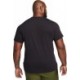 Koszulka męska Nike NSW Tee Icon Swoosh DC5094 010 czarna z dużym białym logo Swoosh i wygodnym standardowym krojem