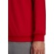 Bluza męska Adidas Entrada 22 Sweat Top HB0577 czerwona bez kaptura, z polarowym wnętrzem i elastycznymi ściągaczami