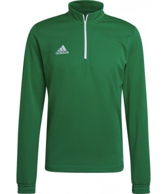 Bluza treningowa męska Adidas Entrada 22 Training Top HI2129 zielona z zamkiem do połowy i technologią AEROREADY