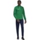 Bluza treningowa męska Adidas Entrada 22 Training Top HI2129 zielona z zamkiem do połowy i technologią AEROREADY