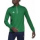 Bluza treningowa męska Adidas Entrada 22 Training Top HI2129 zielona z zamkiem do połowy i technologią AEROREADY