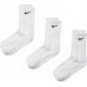 Skarpety Nike Everyday Cushioned Crew SX7664 100 białe rozmiar 34–38 3 pary