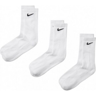 Skarpety Nike Everyday Cushioned Crew SX7664 100 białe rozmiar 34–38 3 pary