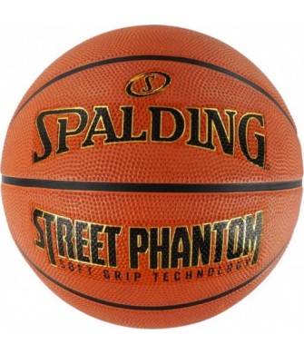 Piłka koszykowa Spalding Street Phantom 84387Z pomarańczowa, gumowa outdoor