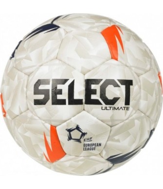 Piłka ręczna Select Ultimate EHF European League V26 biało-szara rozmiar 3